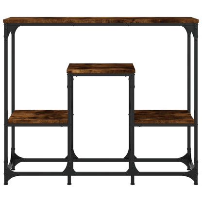 Wandtafel 89,5X28X76 Cm Bewerkt Hout Gerookt Eikenkleurig