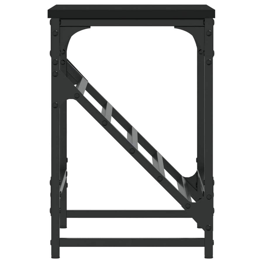 Schoenenrek 60X30X45 Cm Bewerkt Hout Zwart