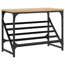 Schoenenrek Bewerkt Hout Kleurig 60 x 30 x 45 cm Sonoma eiken