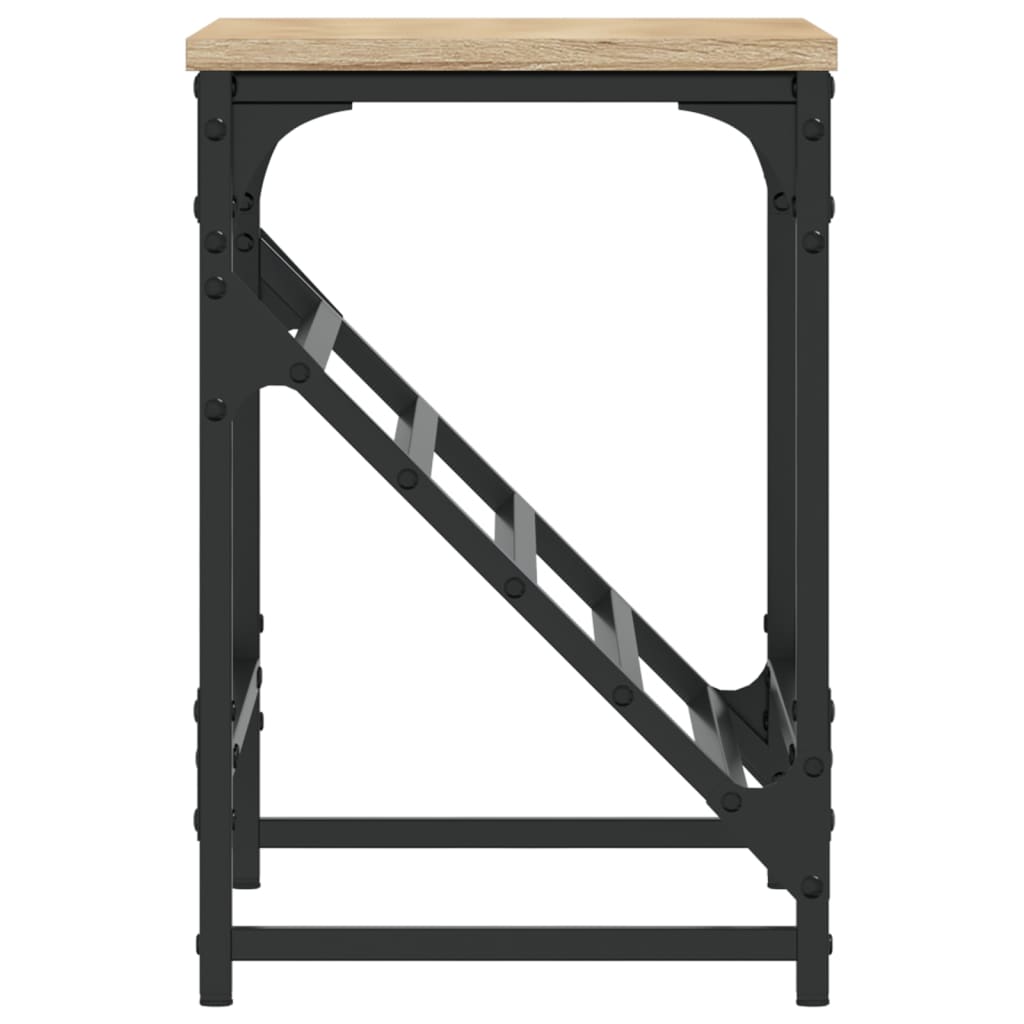 Schoenenrek Bewerkt Hout Kleurig 60 x 30 x 45 cm Sonoma eiken