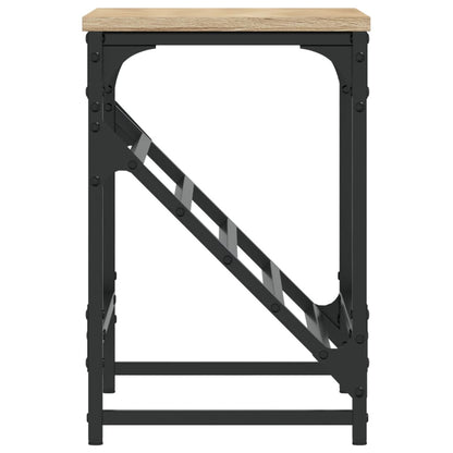 Schoenenrek Bewerkt Hout Kleurig 60 x 30 x 45 cm Sonoma eiken