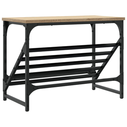 Schoenenrek Bewerkt Hout Kleurig 60 x 30 x 45 cm Sonoma eiken