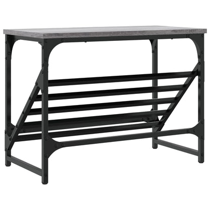 Schoenenrek Bewerkt Hout 60 x 30 x 45 cm Grijs sonoma