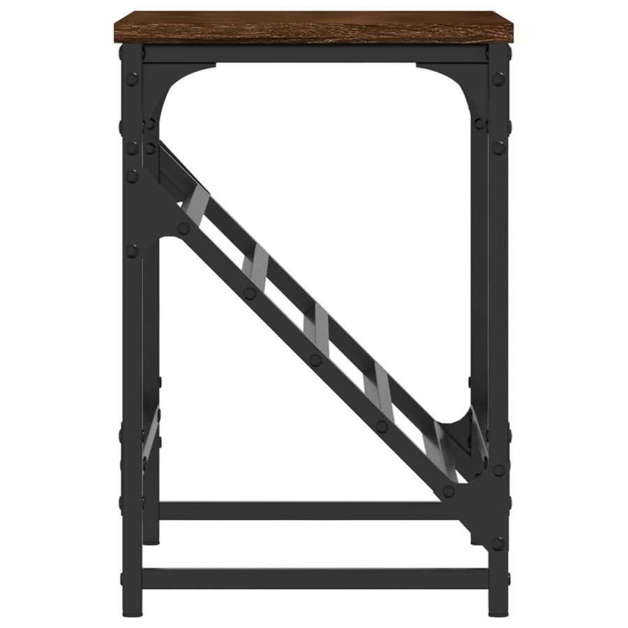 Schoenenrek 60X30X45 Cm Bewerkt Hout Bruin Eikenkleur