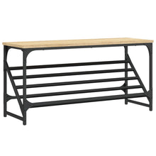 Schoenenrek Bewerkt Hout Kleurig 90 x 30 x 45 cm Sonoma eiken