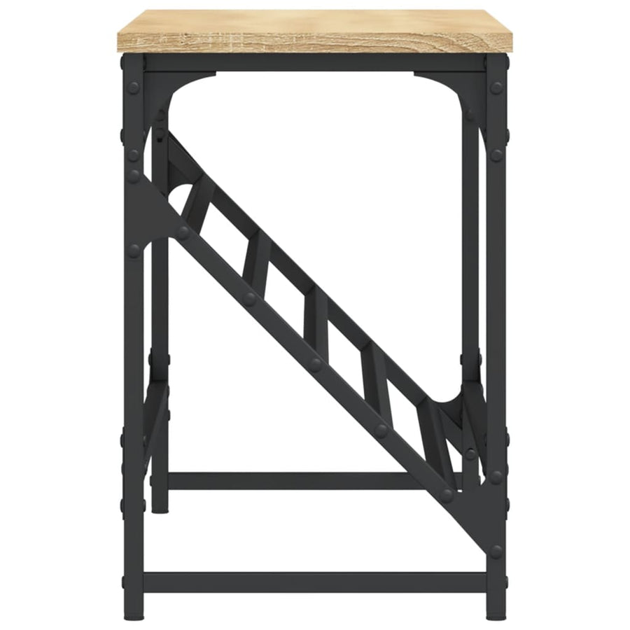 Schoenenrek Bewerkt Hout Kleurig 90 x 30 x 45 cm Sonoma eiken