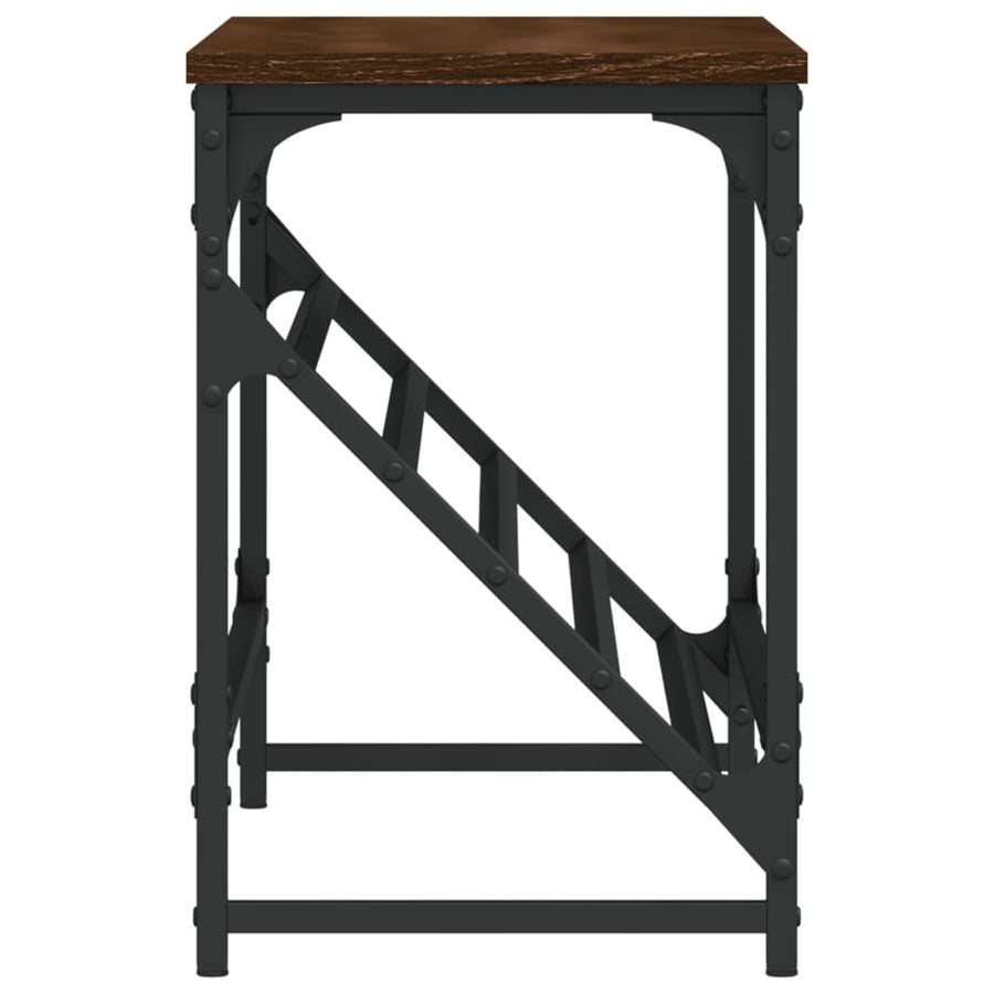 Schoenenrek 90X30X45 Cm Bewerkt Hout Bruin Eikenkleur
