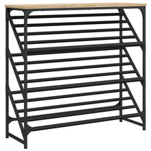 Schoenenrek 90X30X85 Cm Bewerkt Hout Sonoma Eikenkleurig