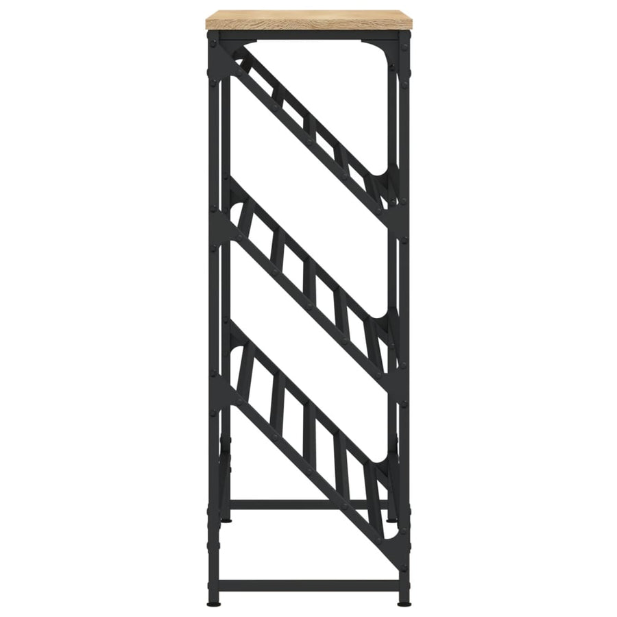 Schoenenrek 90X30X85 Cm Bewerkt Hout Sonoma Eikenkleurig
