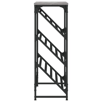 Schoenenrek Bewerkt Hout 90 x 30 x 85 cm Grijs sonoma