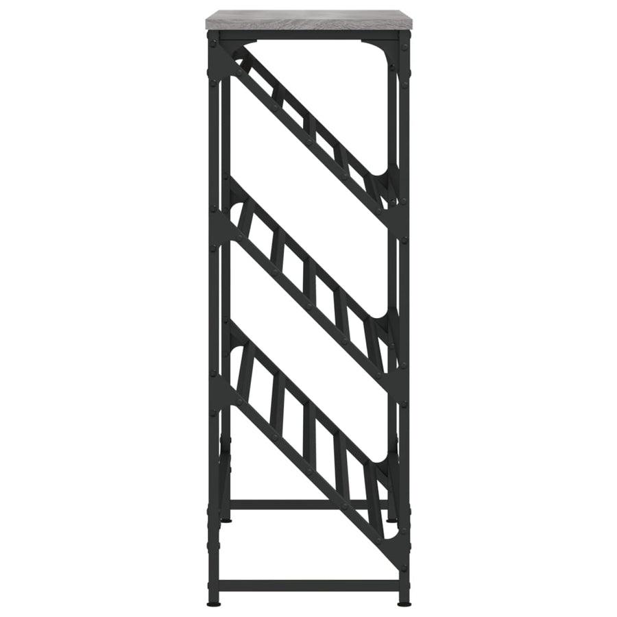 Schoenenrek Bewerkt Hout 90 x 30 x 85 cm Grijs sonoma