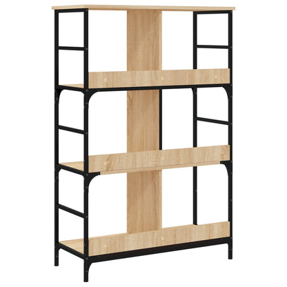 Boekenrek 78,5X33X117,5 Cm Bewerkt Hout Kleurig 117.5 cm