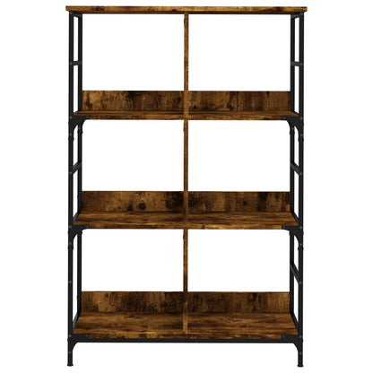 Boekenrek 78,5X33X117,5 Cm Bewerkt Hout Kleurig 117.5 cm