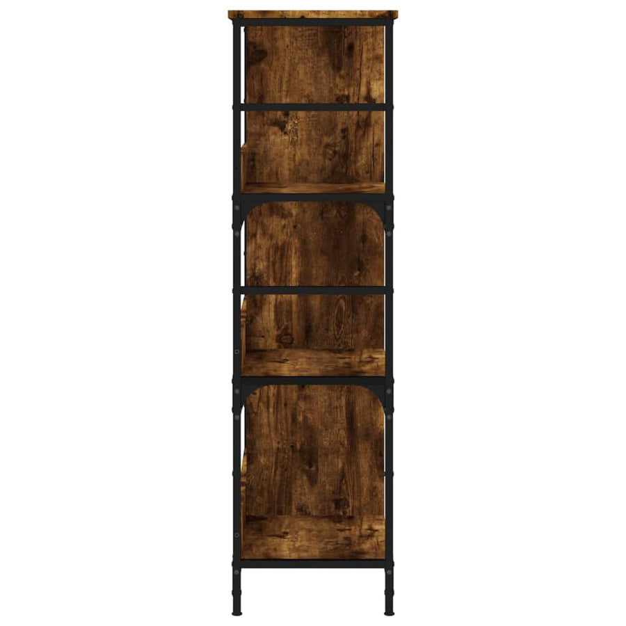 Boekenrek 78,5X33X117,5 Cm Bewerkt Hout Kleurig 117.5 cm