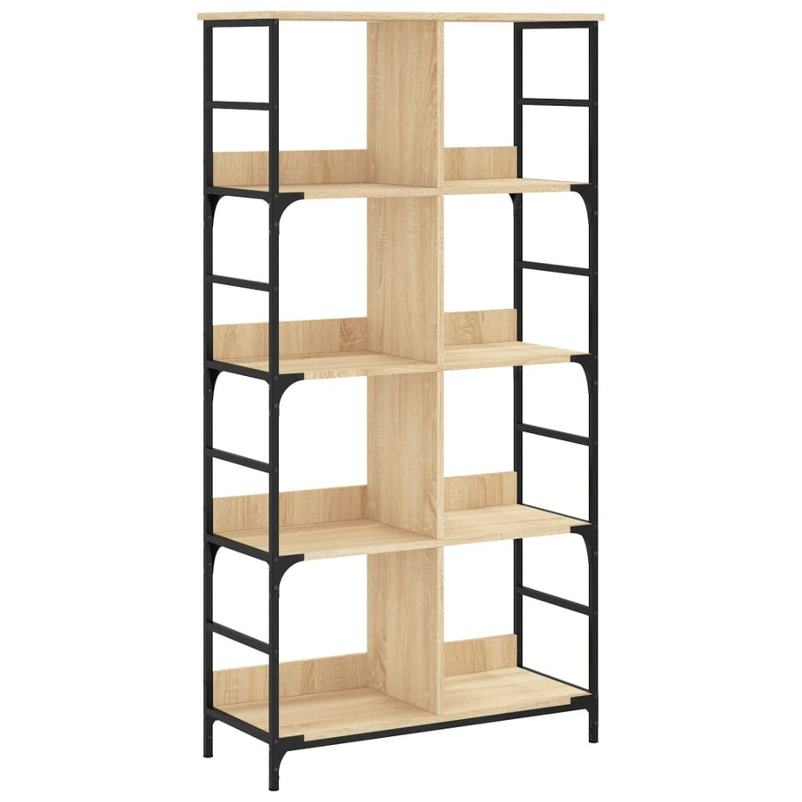 Boekenrek 78,5X33X Bewerkt Hout Kleurig 153 cm