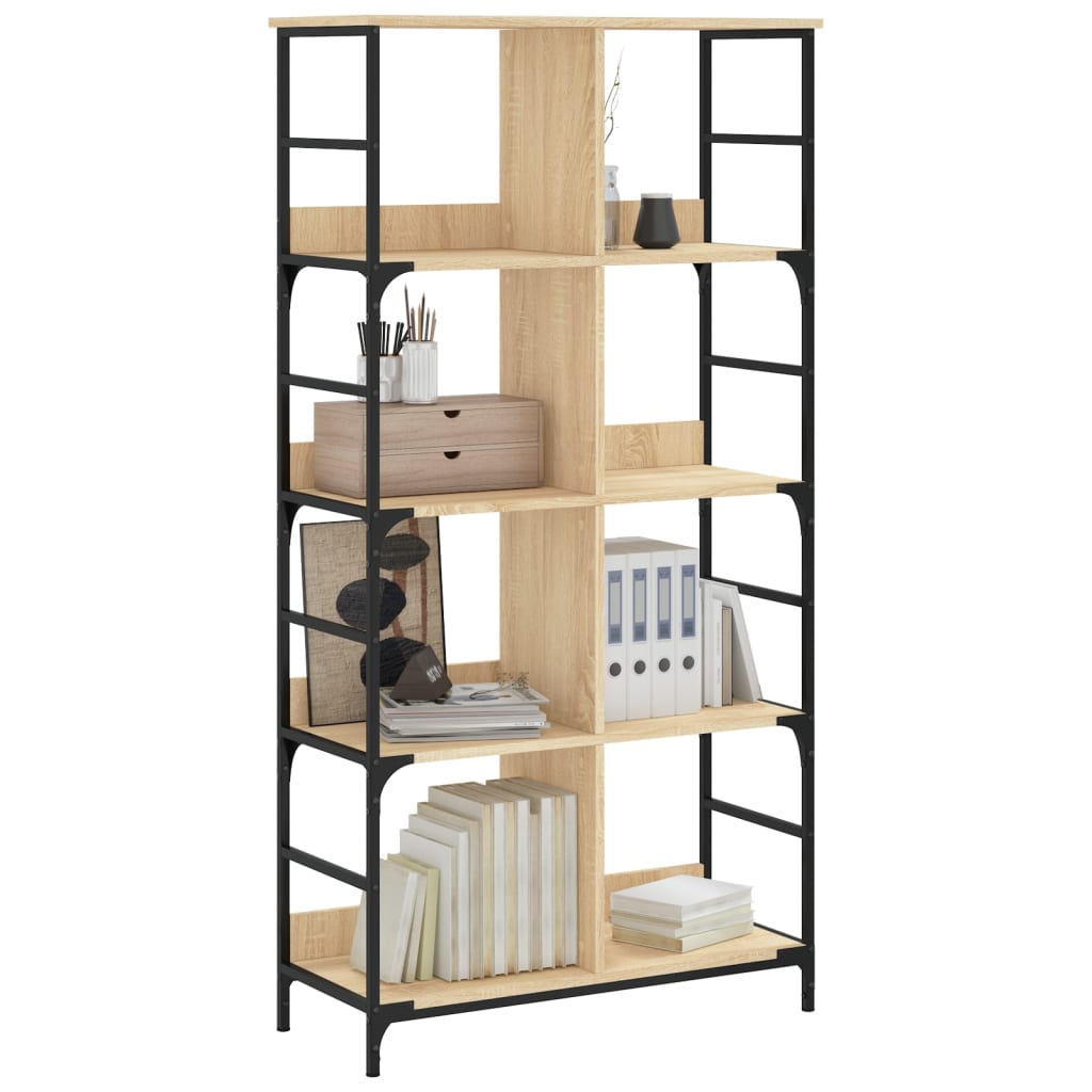 Boekenrek 78,5X33X Bewerkt Hout Kleurig 153 cm