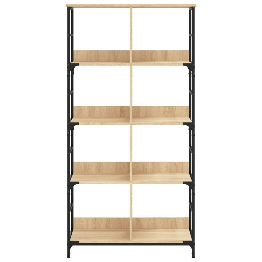 Boekenrek 78,5X33X Bewerkt Hout Kleurig 153 cm