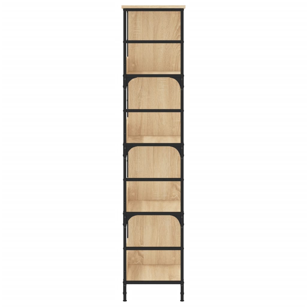Boekenrek 78,5X33X Bewerkt Hout Kleurig 153 cm