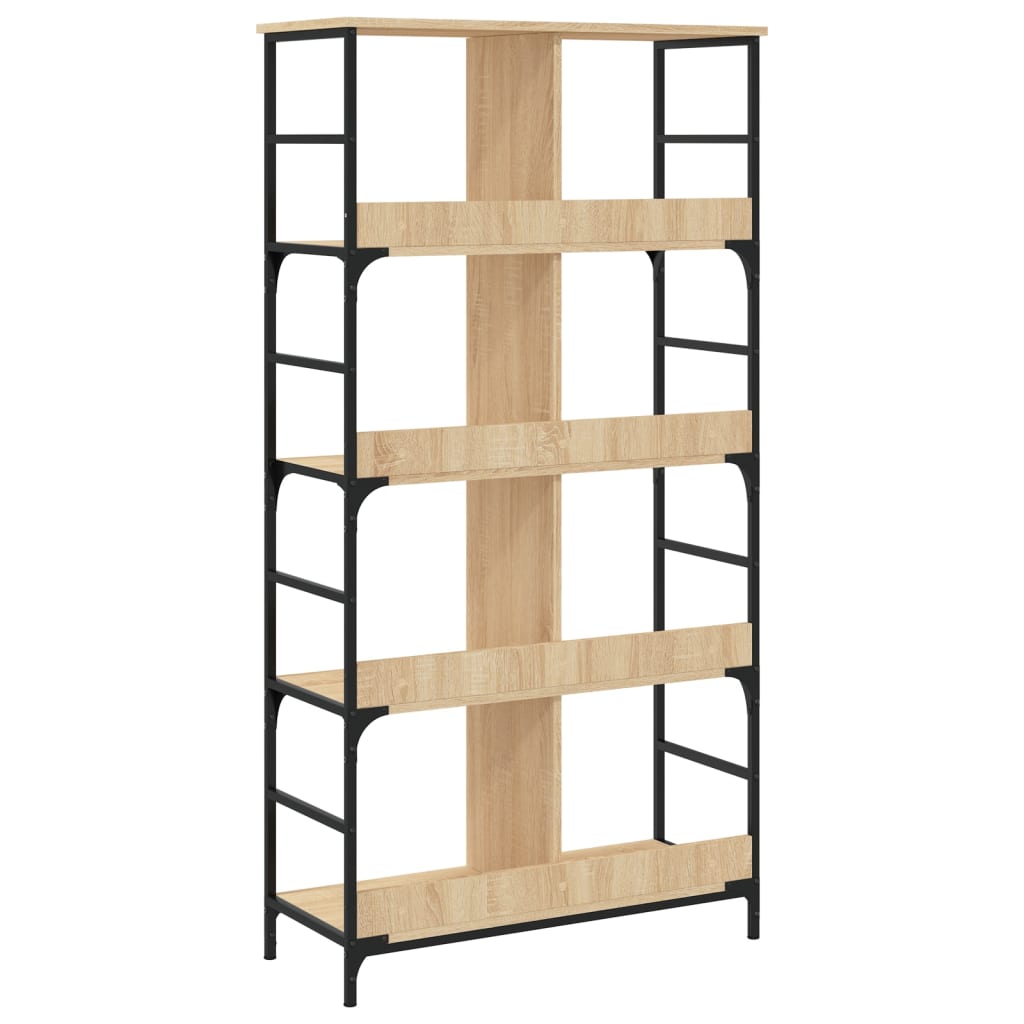 Boekenrek 78,5X33X Bewerkt Hout Kleurig 153 cm