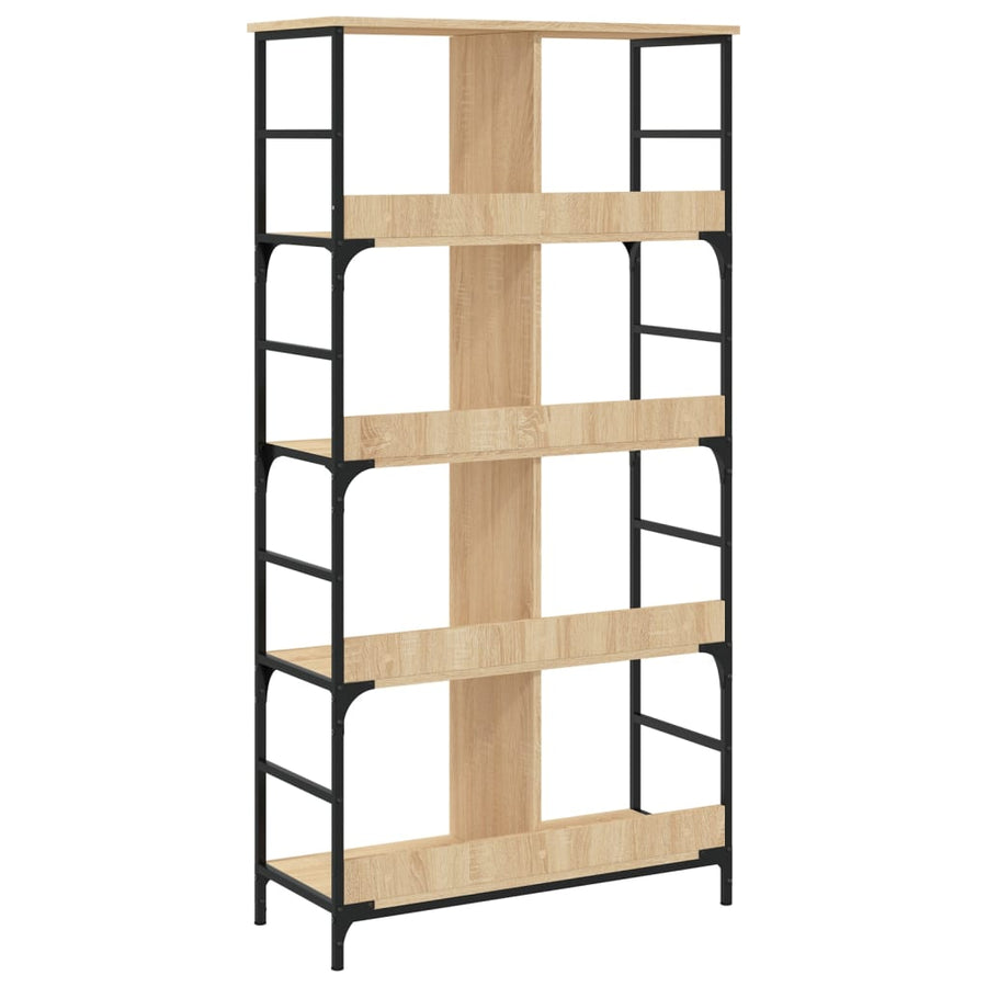 Boekenrek 78,5X33X Bewerkt Hout Kleurig 153 cm