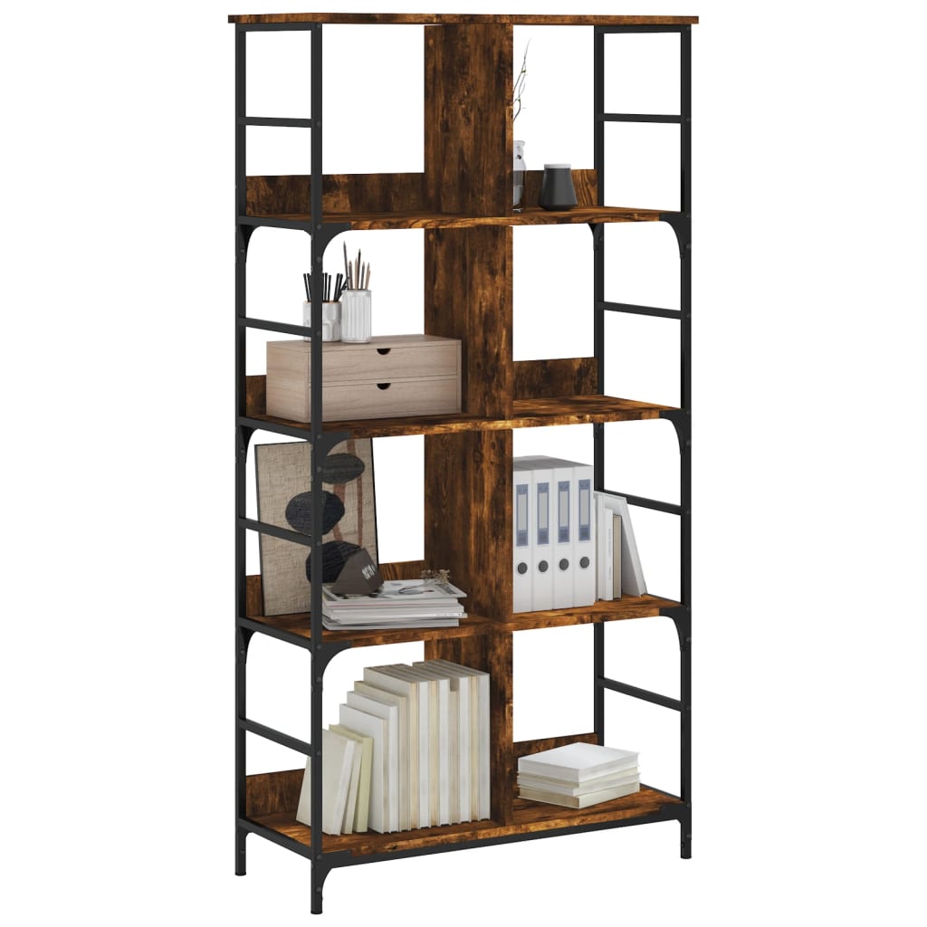 Boekenrek 78,5X33X Bewerkt Hout Kleurig 153 cm