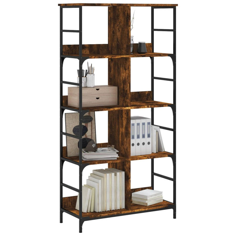 Boekenrek 78,5X33X Bewerkt Hout Kleurig 153 cm