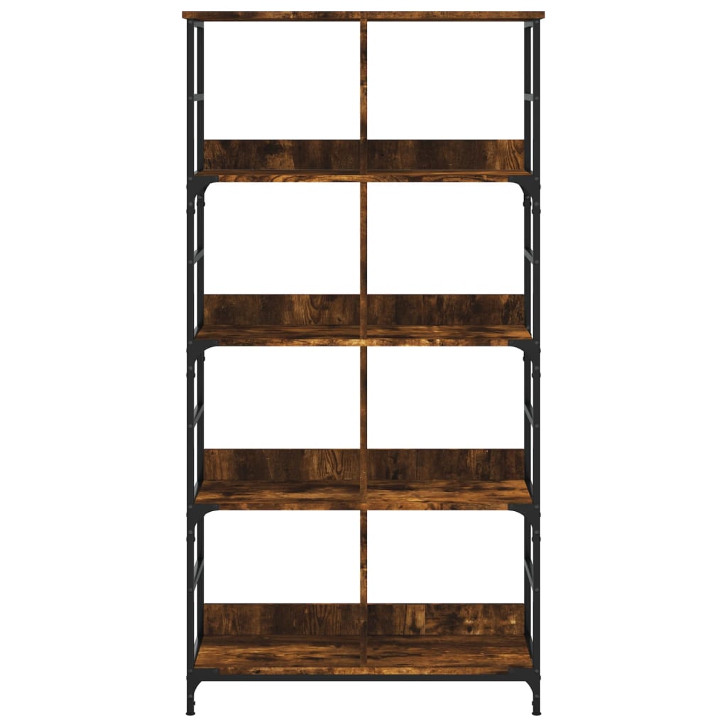 Boekenrek 78,5X33X Bewerkt Hout Kleurig 153 cm