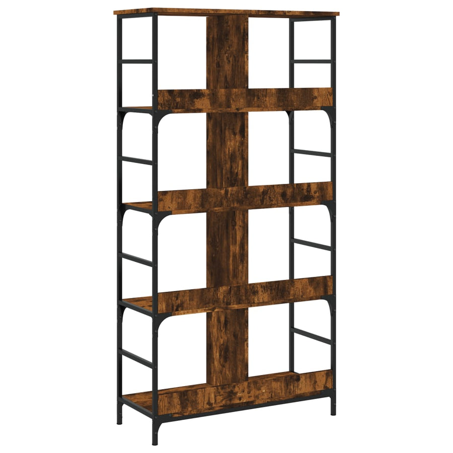 Boekenrek 78,5X33X Bewerkt Hout Kleurig 153 cm