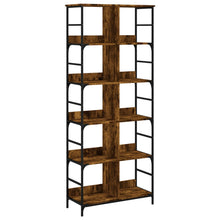 Boekenrek 78,5X33X188,5 Cm Bewerkt Hout Kleurig 188.5 cm