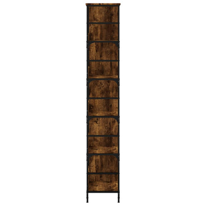 Boekenrek 78,5X33X188,5 Cm Bewerkt Hout Kleurig 188.5 cm