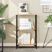 Boekenrek 50x33x82 cm bewerkt hout sonoma eiken