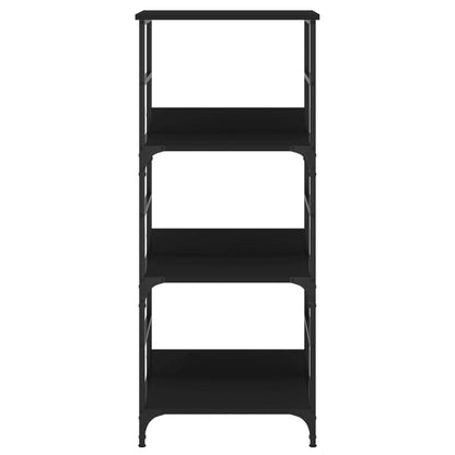 Boekenrek 50X33X117,5 Cm Bewerkt Hout Zwart