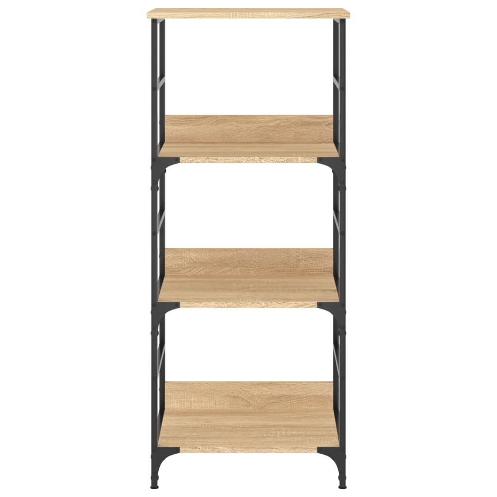 Boekenrek 50X33X117,5 Cm Bewerkt Hout Sonoma Eikenkleurig