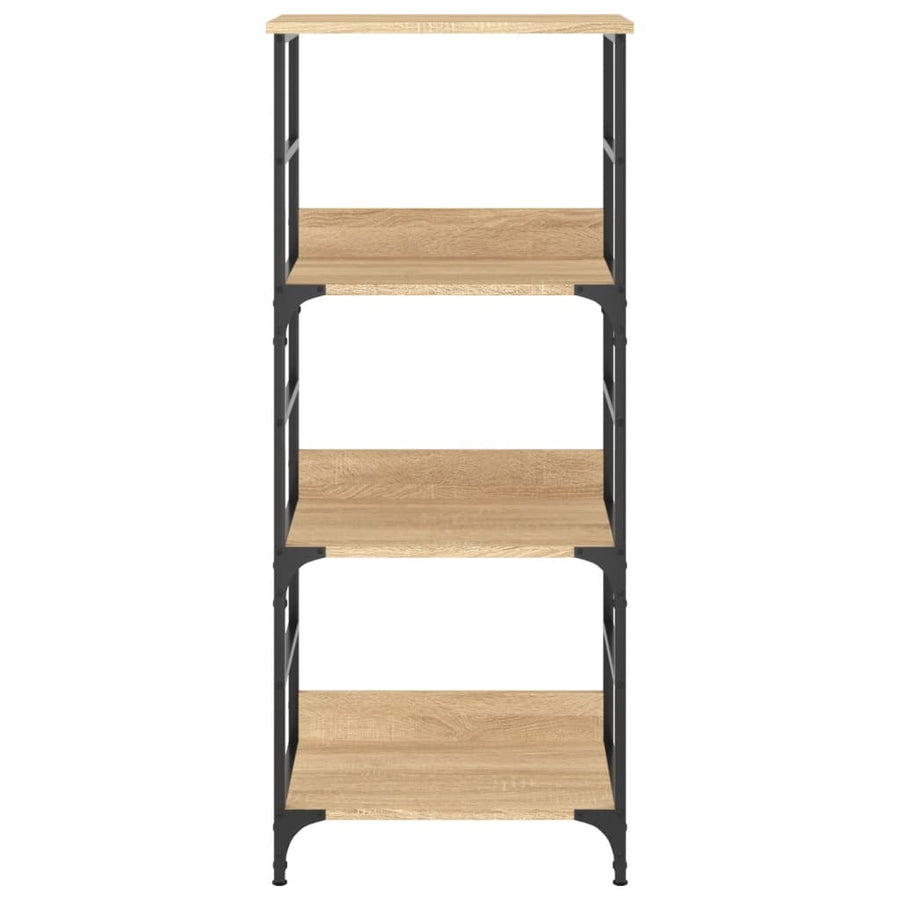 Boekenrek 50X33X117,5 Cm Bewerkt Hout Sonoma Eikenkleurig