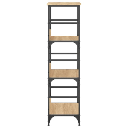 Boekenrek 50X33X117,5 Cm Bewerkt Hout Sonoma Eikenkleurig