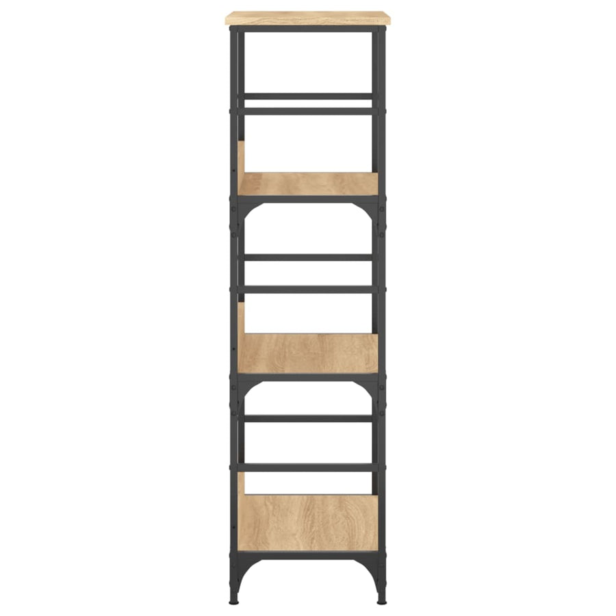 Boekenrek 50X33X117,5 Cm Bewerkt Hout Sonoma Eikenkleurig