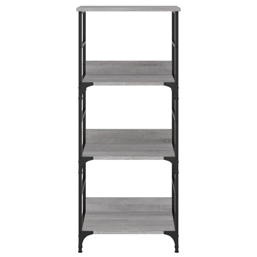 Boekenrek 50X33X117,5 Cm Bewerkt Hout Grijs Sonoma Eikenkleurig