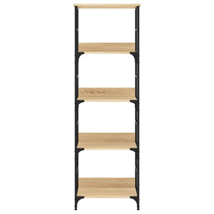 Boekenrek 50X33X153 Cm Bewerkt Hout Sonoma Eikenkleurig
