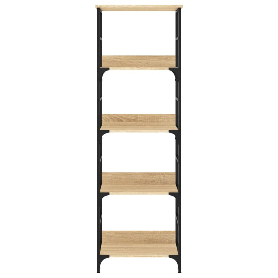 Boekenrek 50X33X153 Cm Bewerkt Hout Sonoma Eikenkleurig
