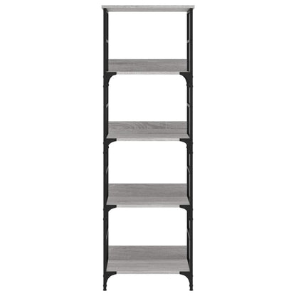 Boekenrek 50X33X Bewerkt Hout Eikenkleurig 153 cm Grijs sonoma