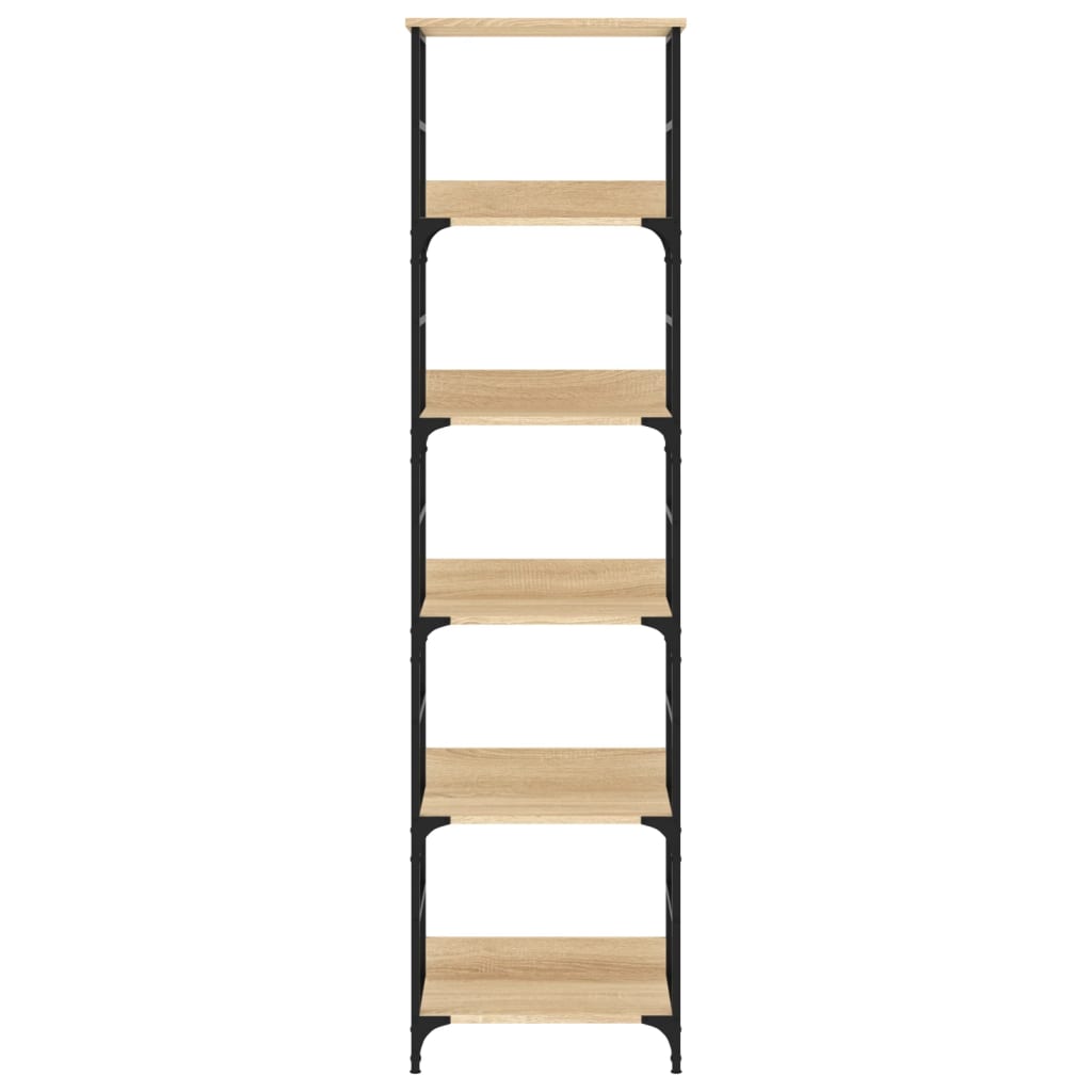 Boekenrek 50X33X188,5 Cm Bewerkt Hout Sonoma Eikenkleurig