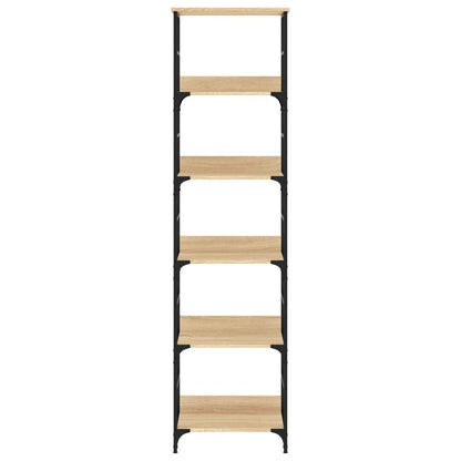 Boekenrek 50X33X188,5 Cm Bewerkt Hout Sonoma Eikenkleurig