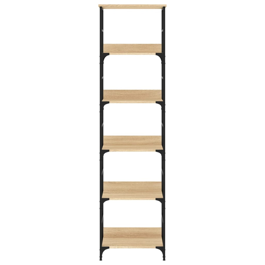 Boekenrek 50X33X188,5 Cm Bewerkt Hout Sonoma Eikenkleurig