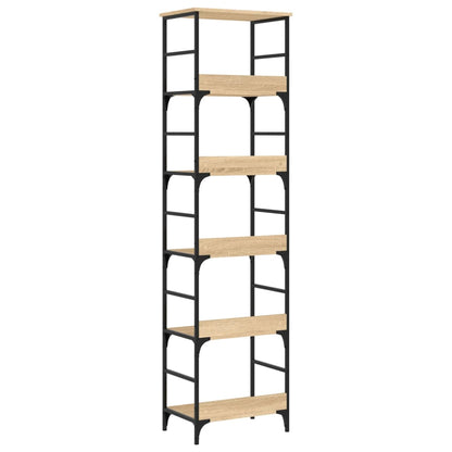 Boekenrek 50X33X188,5 Cm Bewerkt Hout Sonoma Eikenkleurig