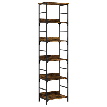 Boekenrek 50X33X188,5 Cm Bewerkt Hout Kleurig 188.5 cm