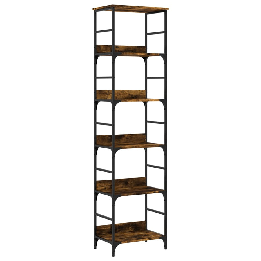 Boekenrek 50X33X188,5 Cm Bewerkt Hout Kleurig 188.5 cm
