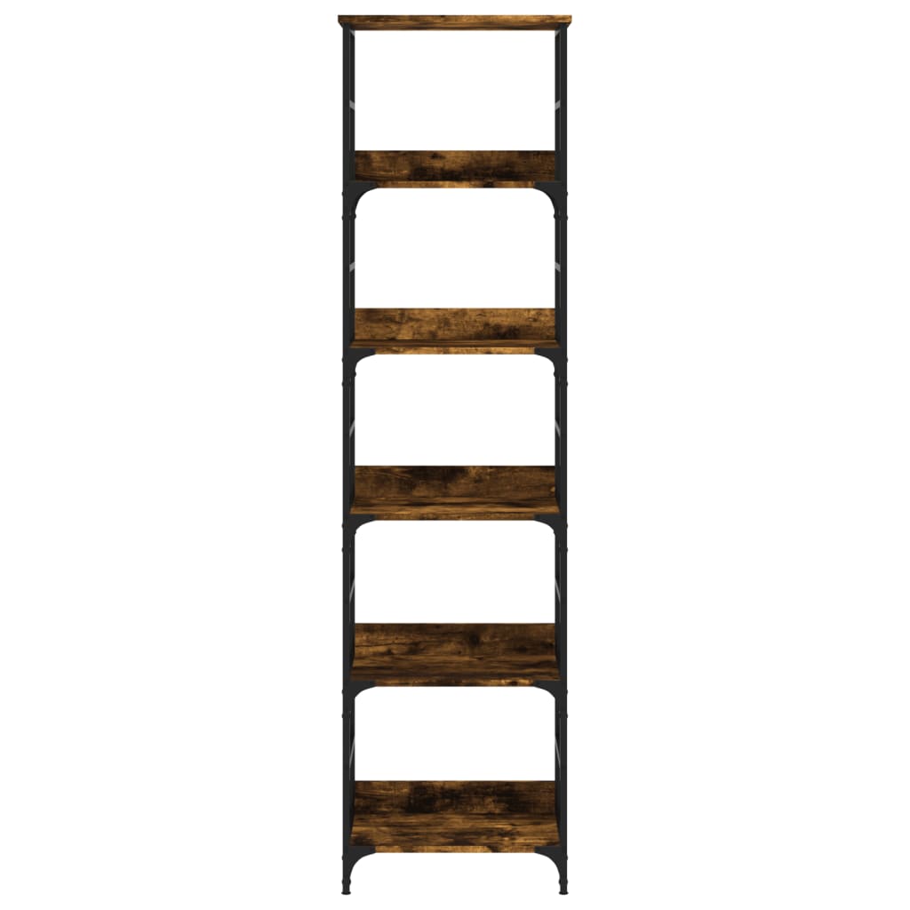 Boekenrek 50X33X188,5 Cm Bewerkt Hout Kleurig 188.5 cm
