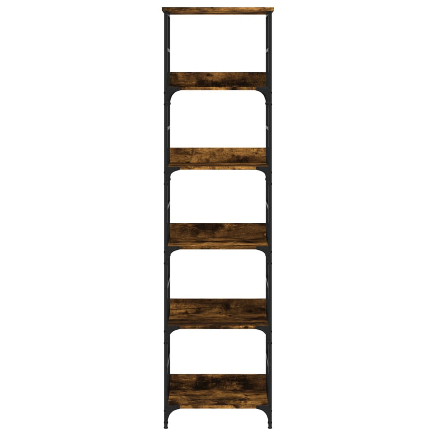 Boekenrek 50X33X188,5 Cm Bewerkt Hout Kleurig 188.5 cm