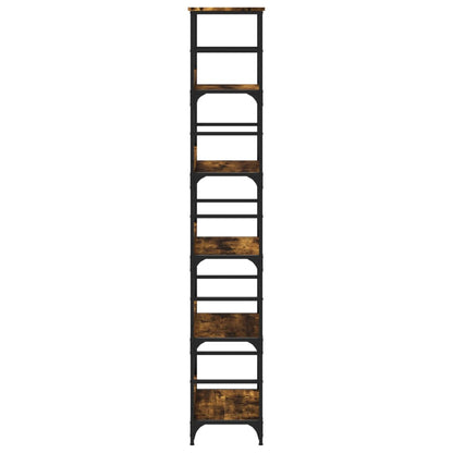 Boekenrek 50X33X188,5 Cm Bewerkt Hout Kleurig 188.5 cm