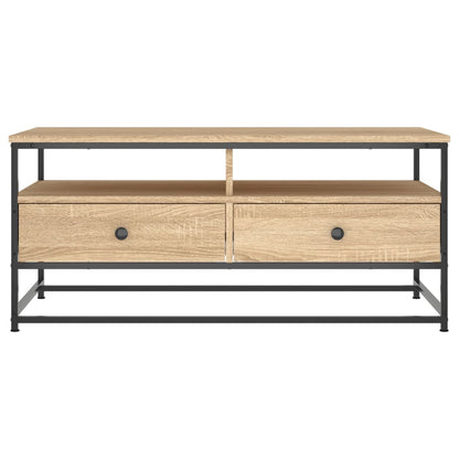 Salontafel Bewerkt Hout Kleurig 100 x 51 x 45 cm Sonoma eiken